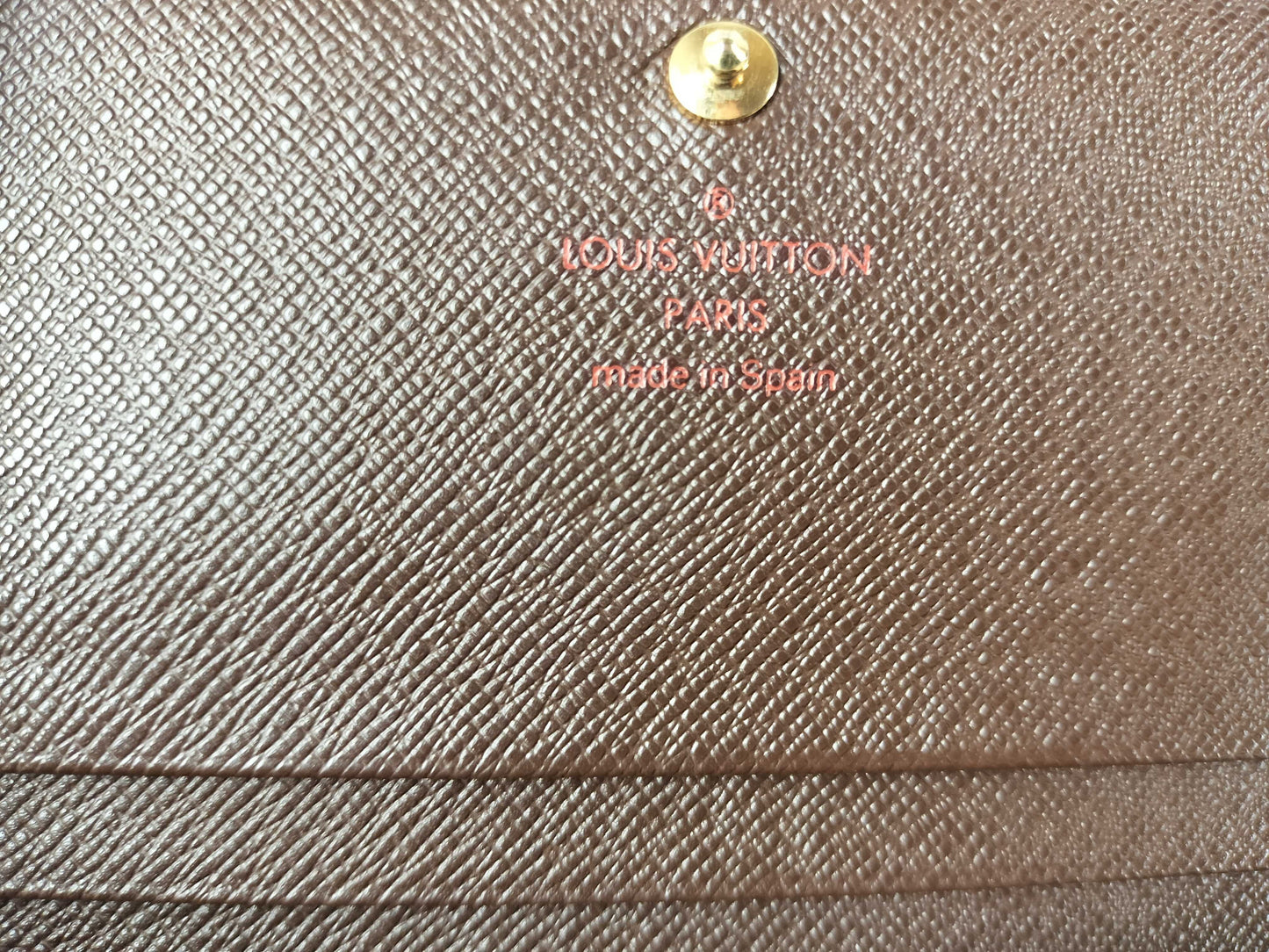 LOUIS VUITTON CA0025 Damier Porte Monnaie Bi-Tresor Wallet