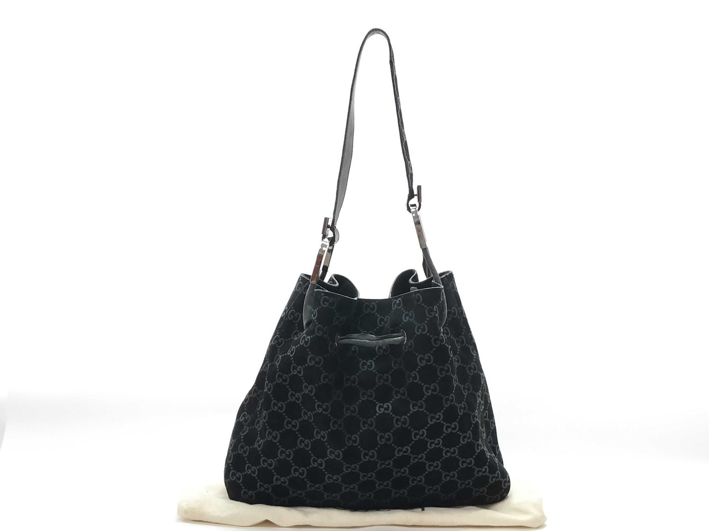GUCCI GG Suede 0013746 Shoulder Bag