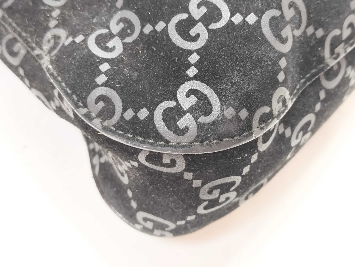 GUCCI GG Suede 0013746 Shoulder Bag