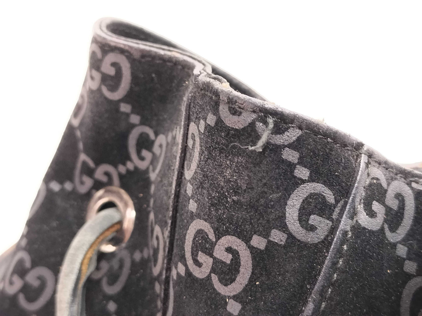 GUCCI GG Suede 0013746 Shoulder Bag