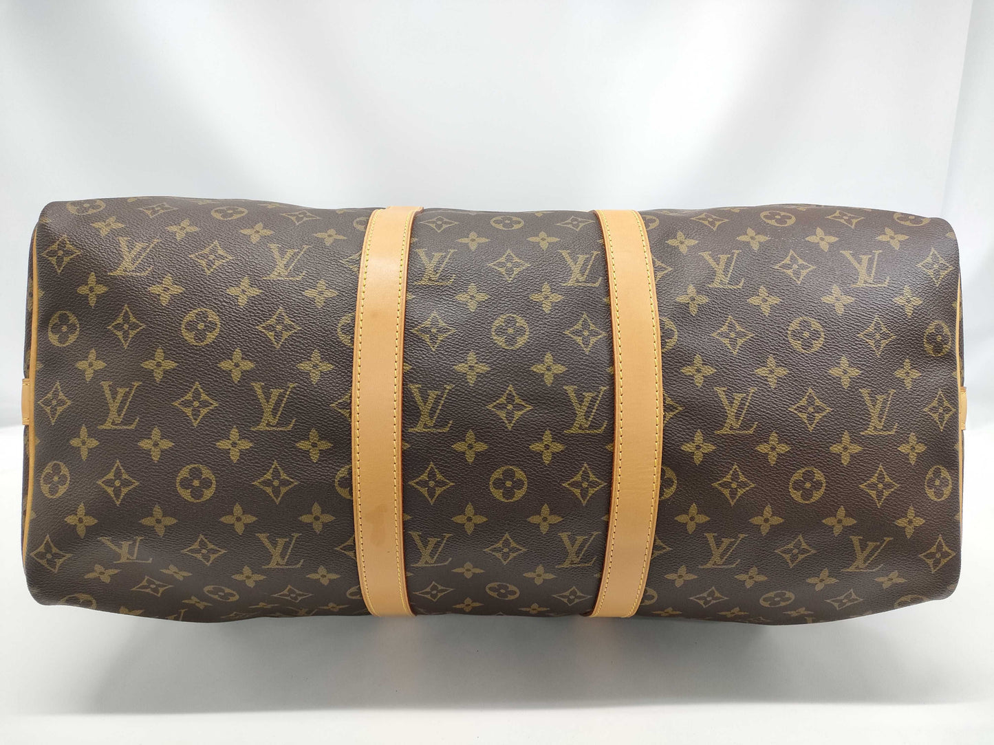 LOUIS VUITTON Monogram Keepall 50 Bandouliere Boston Bag