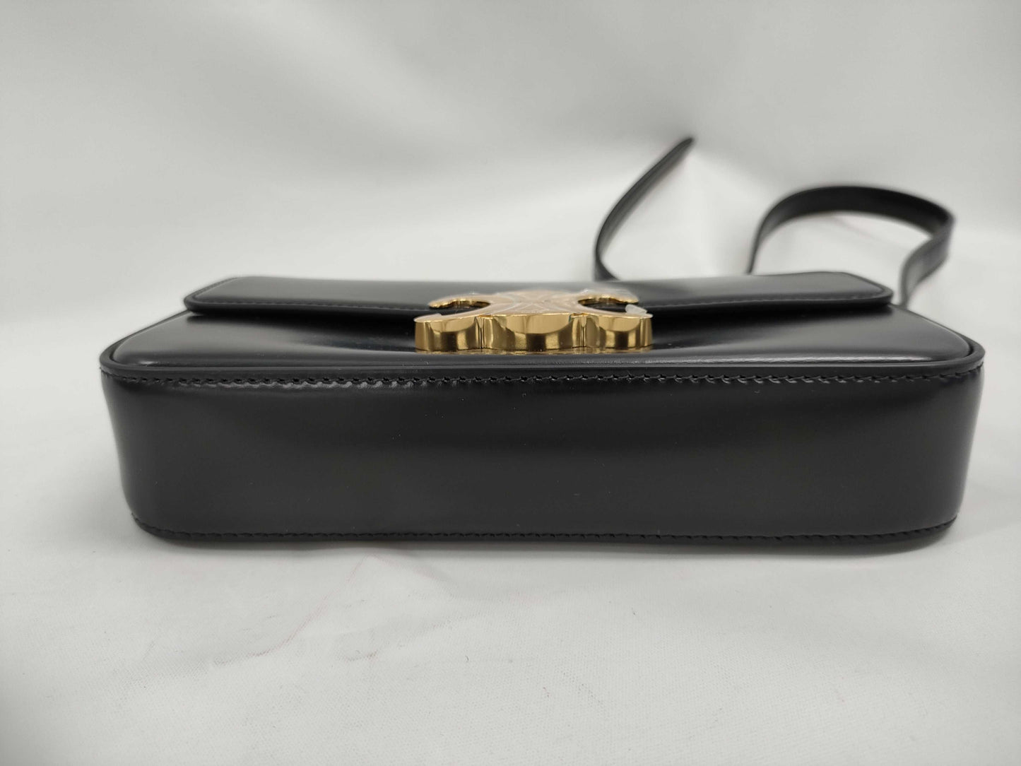 CELINE Claude Shoulder Bag in Black