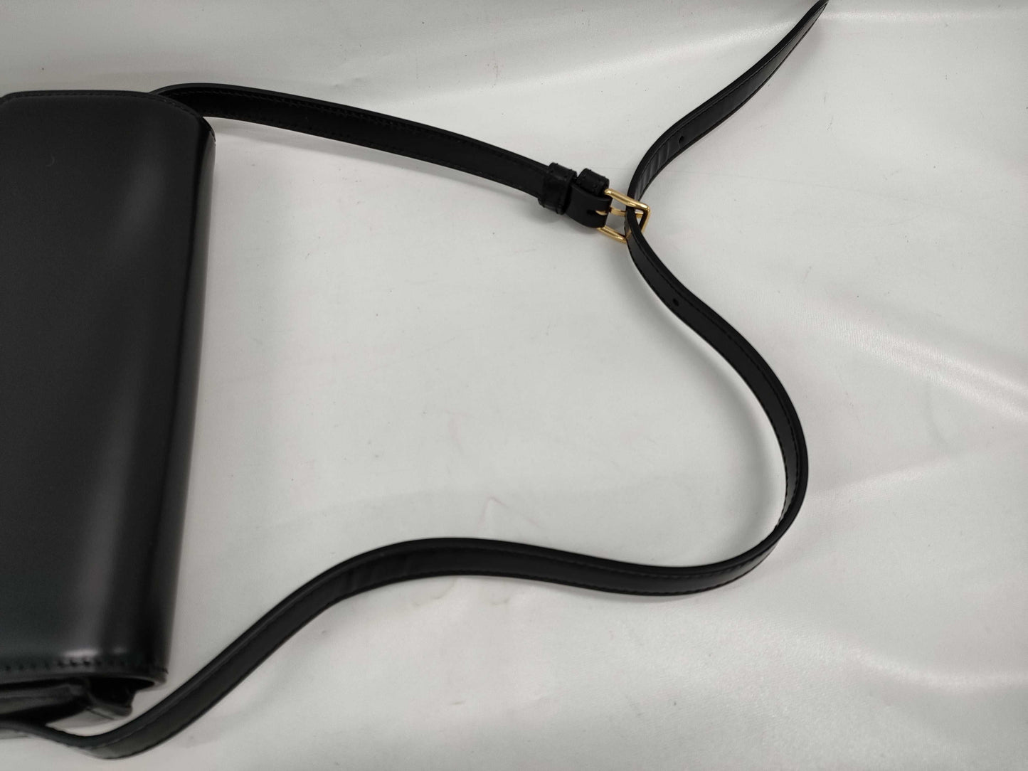 CELINE Claude Shoulder Bag in Black