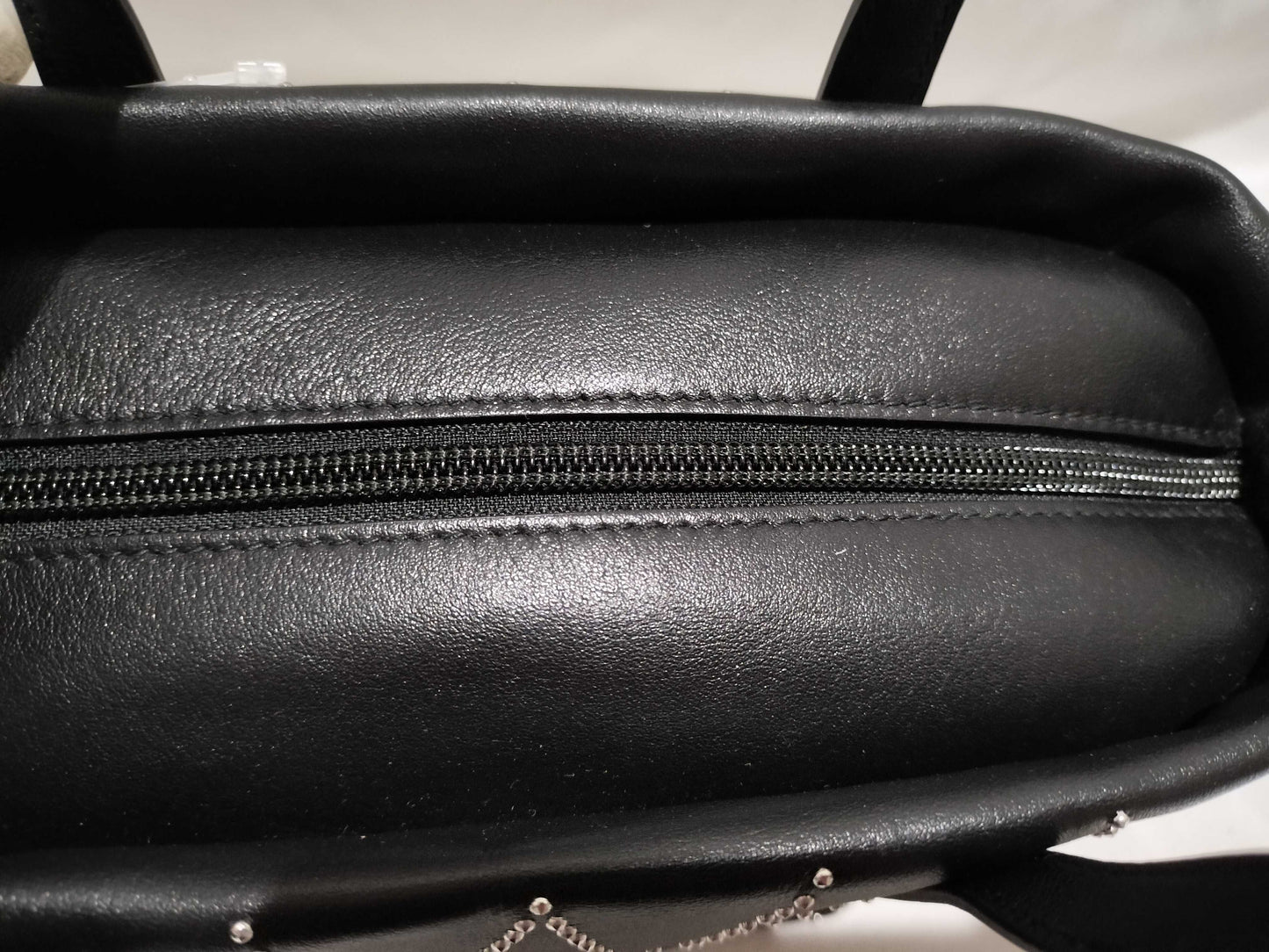 JIMMY CHOO Graphic Star 2-Way Leather Tote Handbag