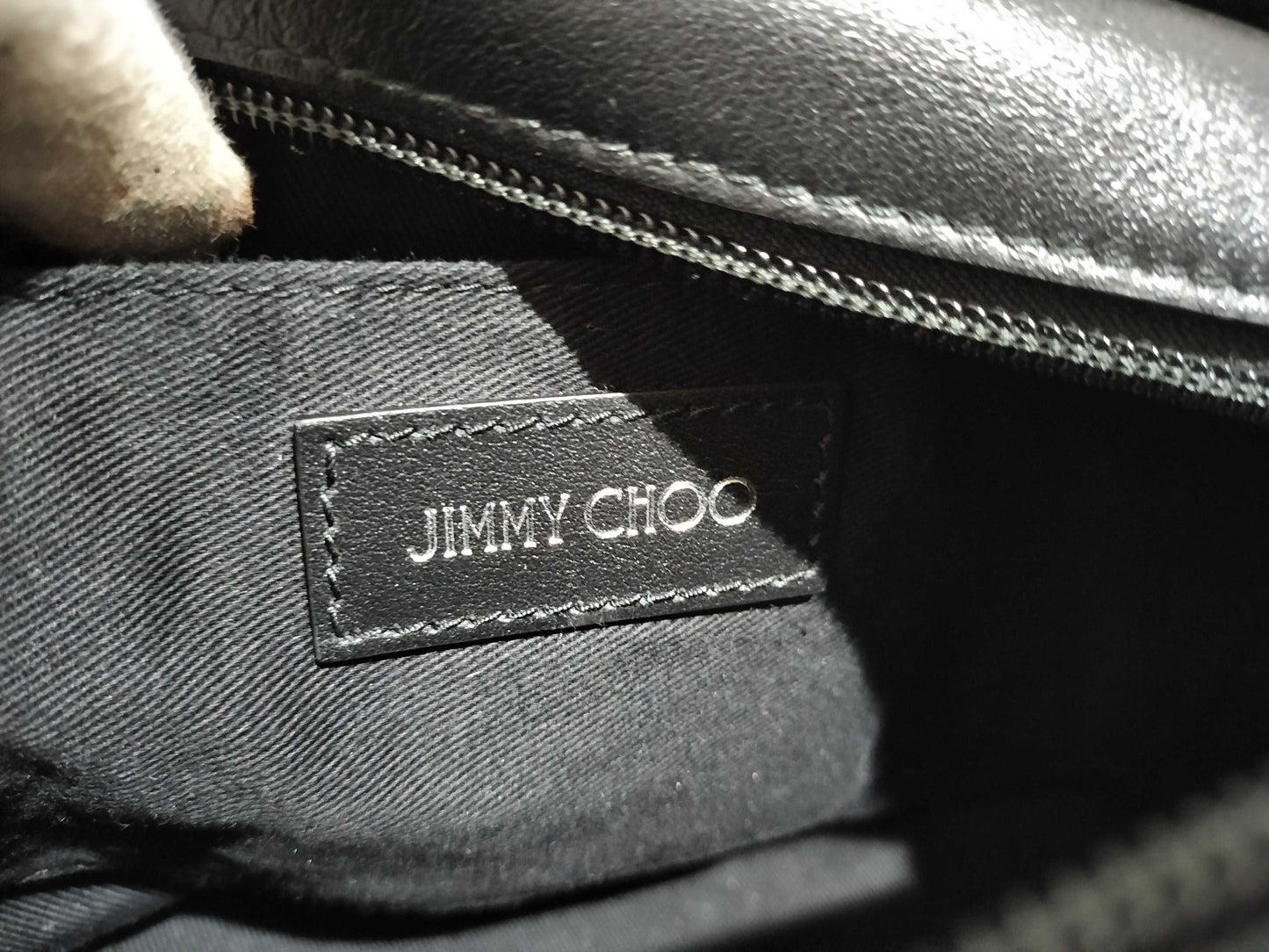 JIMMY CHOO Graphic Star 2-Way Leather Tote Handbag