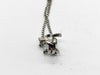 Yves Saint Laurent Twisted Curb Chain Necklace with YSL Logo