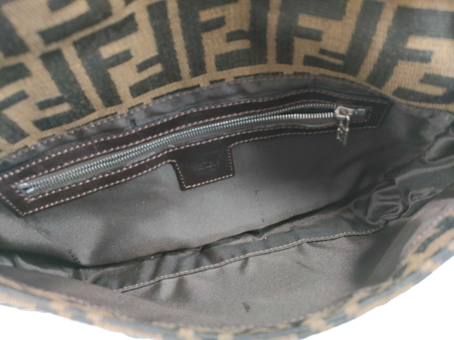 FENDI Zucca Mamma Bucket One-Shoulder Shoulder Bag