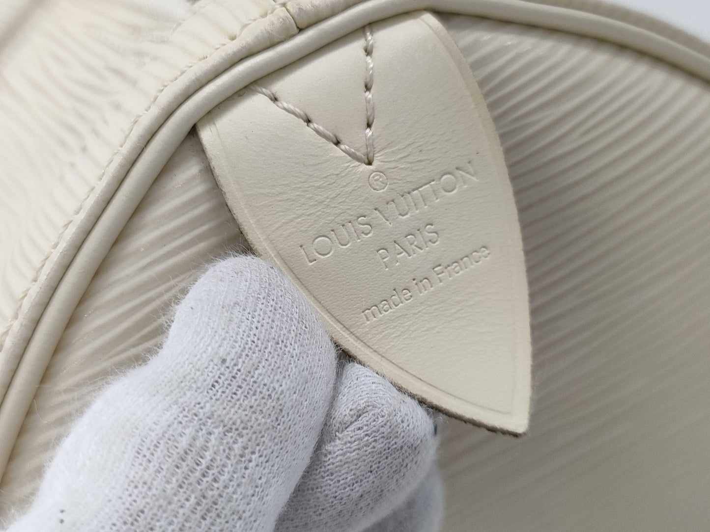 LOUIS VUITTON Epi Speedy 35 Boston Bag