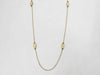 Dior logo necklace necklace