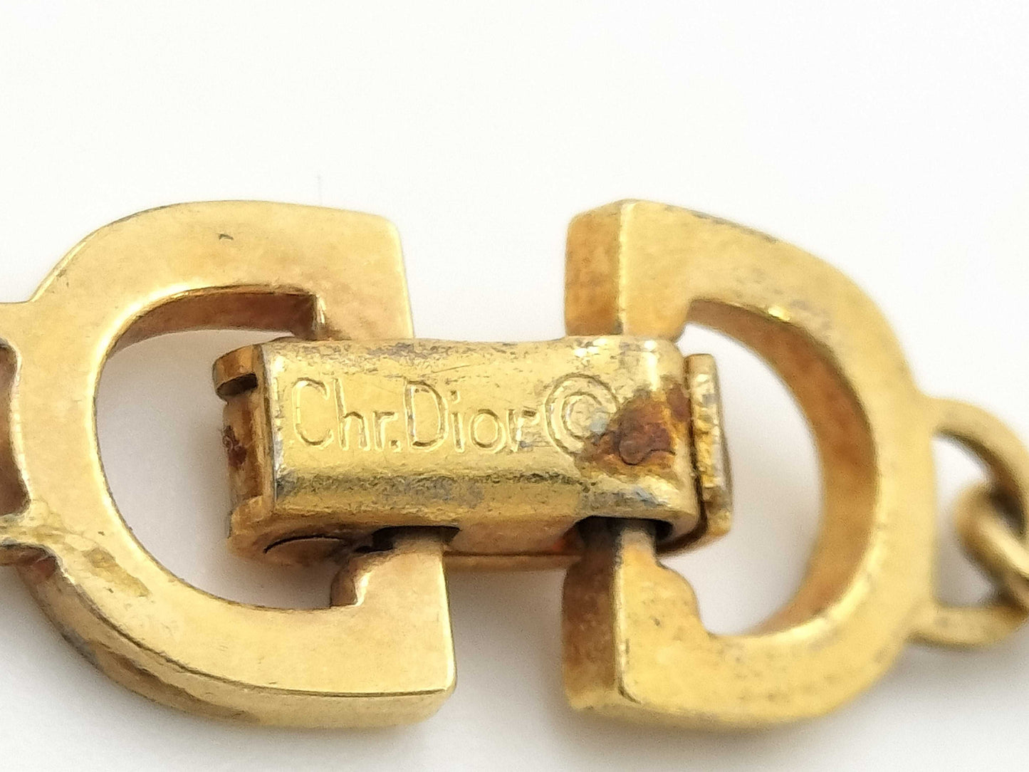 Dior logo necklace necklace