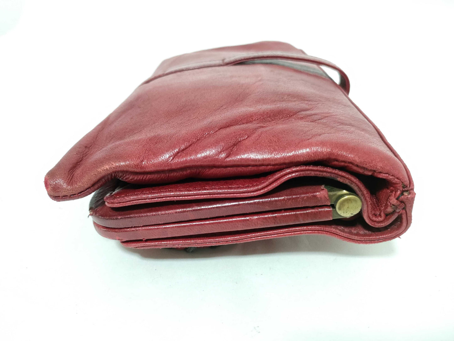 BALENCIAGA LE DIX Clasp One-Shoulder Red Shoulder Bag