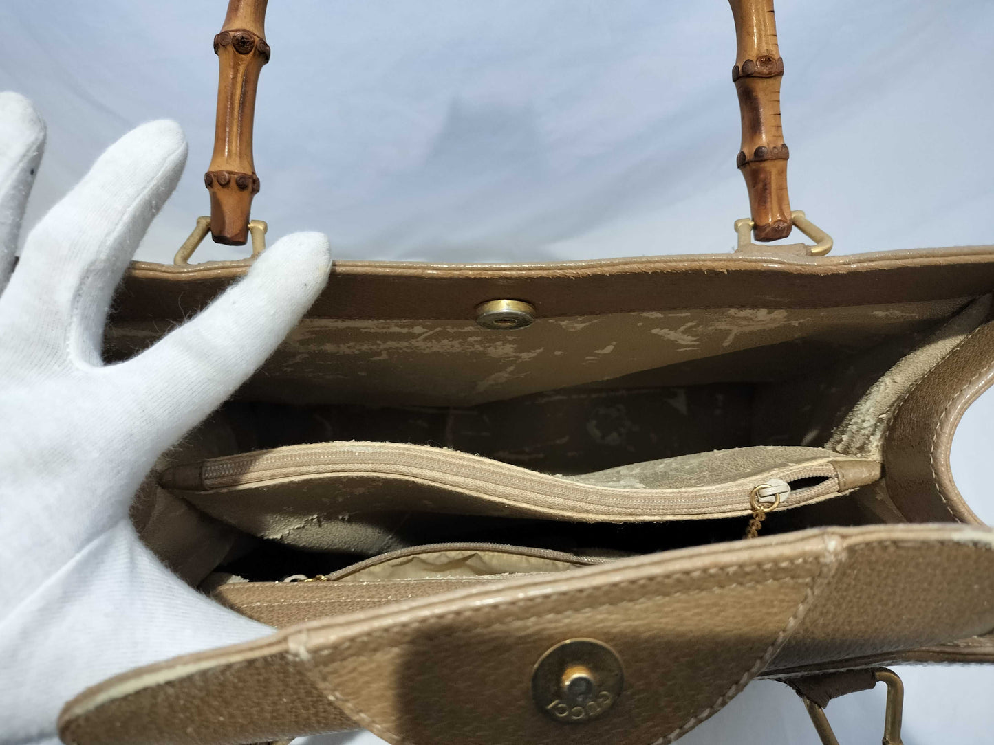 GUCCI Bamboo 002-1186 Handbag