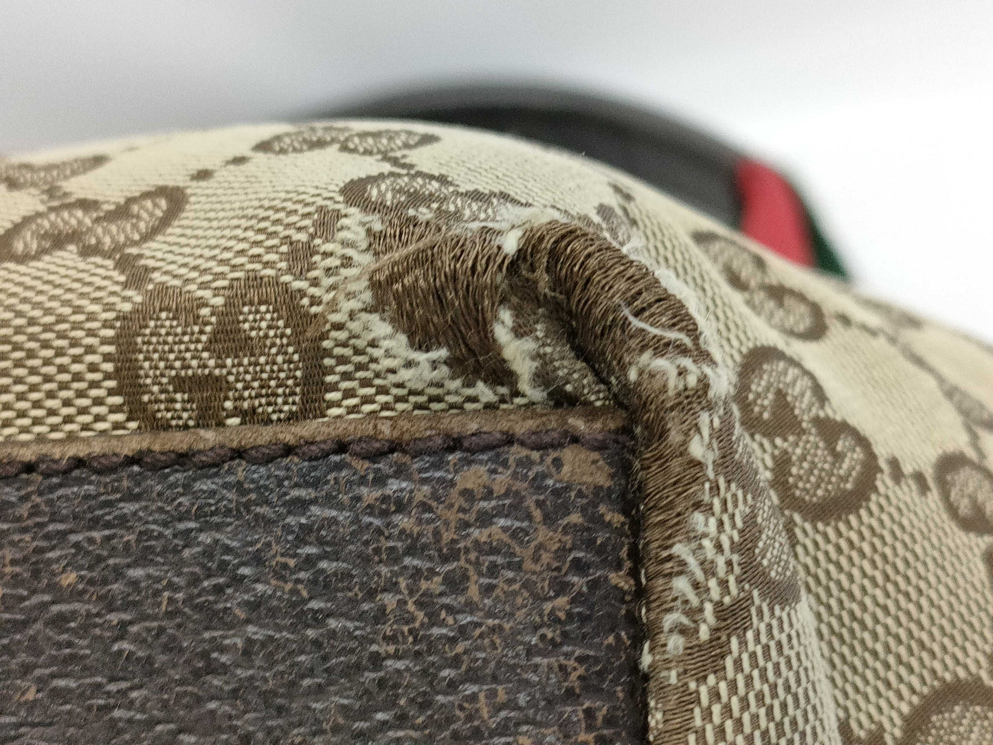 GUCCI GG Canvas Sherry 131280 Tote Bag