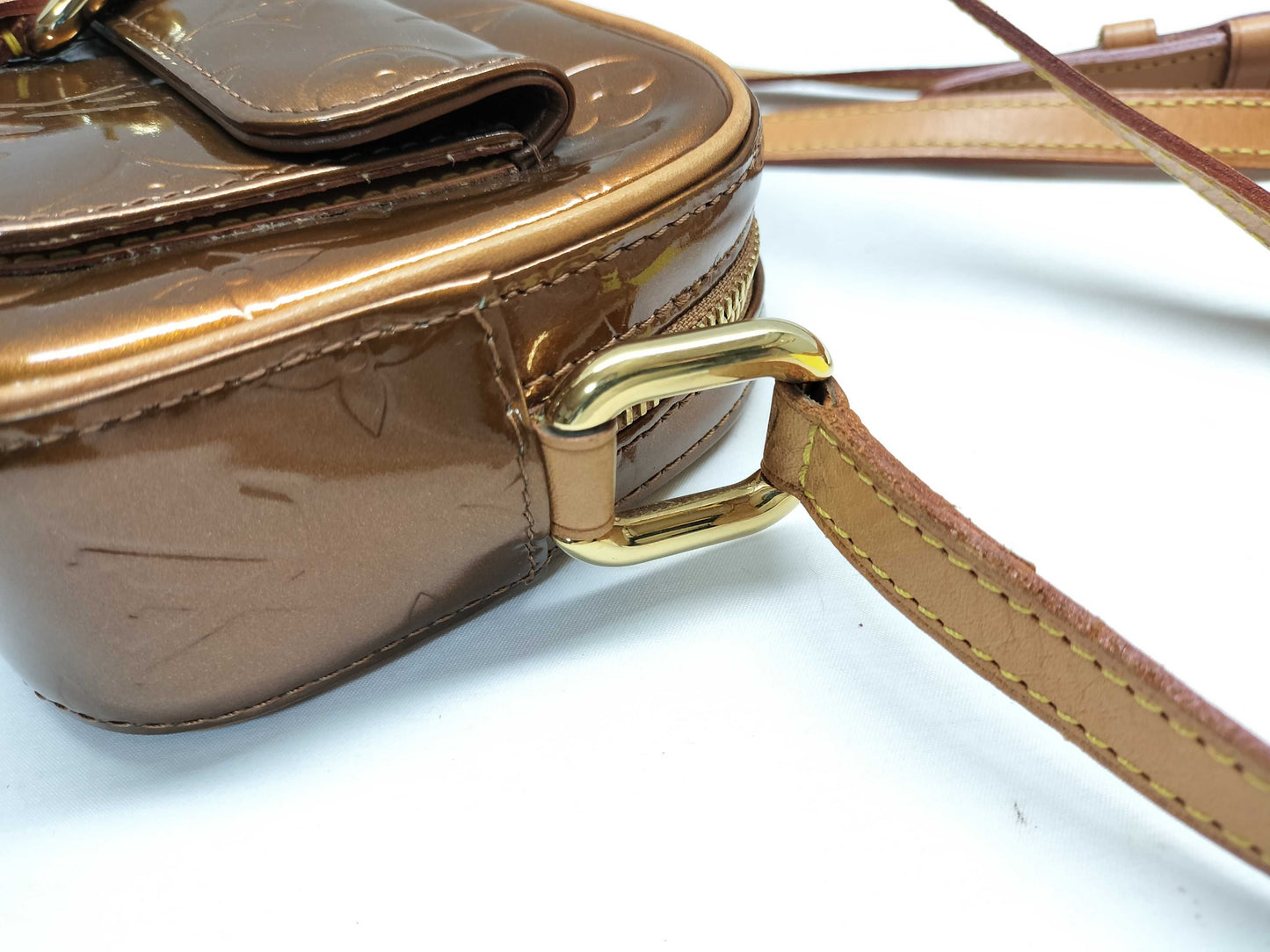 LOUIS VUITTON TH1000 Vernis M91109 Christie MM Shoulder Bag