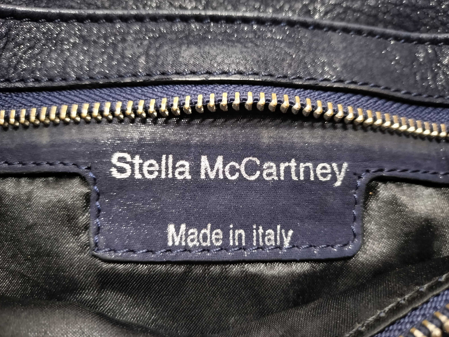 Stella McCartney Black Synthetic Leather Chain Shoulder Bag