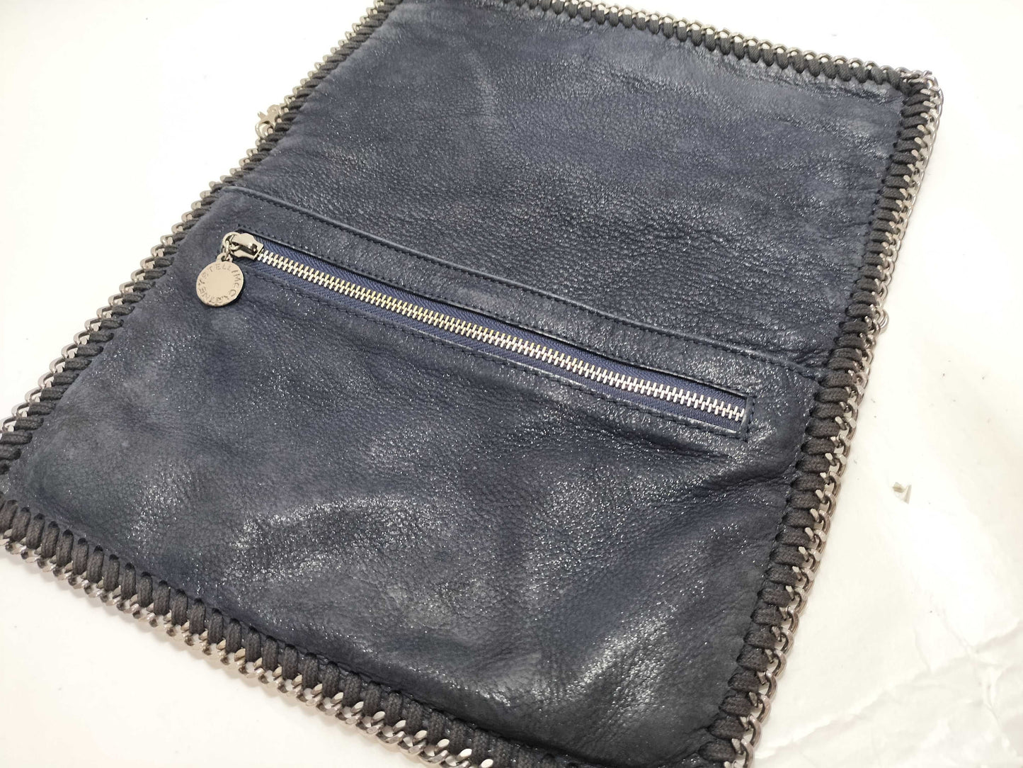 Stella McCartney Black Synthetic Leather Chain Shoulder Bag