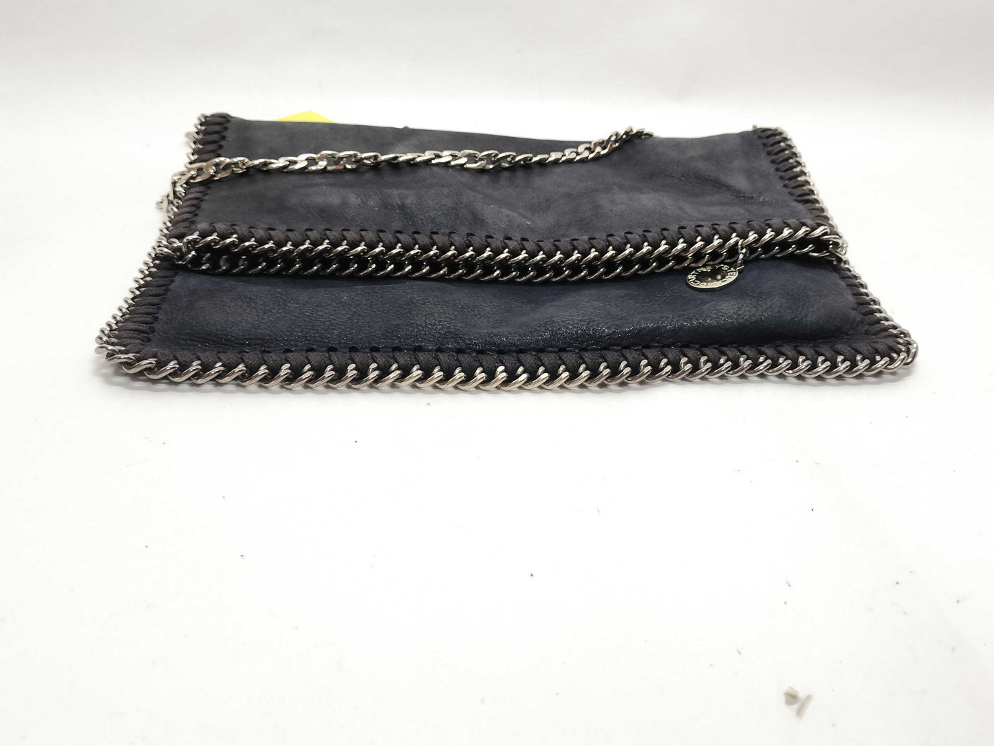 Stella McCartney Black Synthetic Leather Chain Shoulder Bag