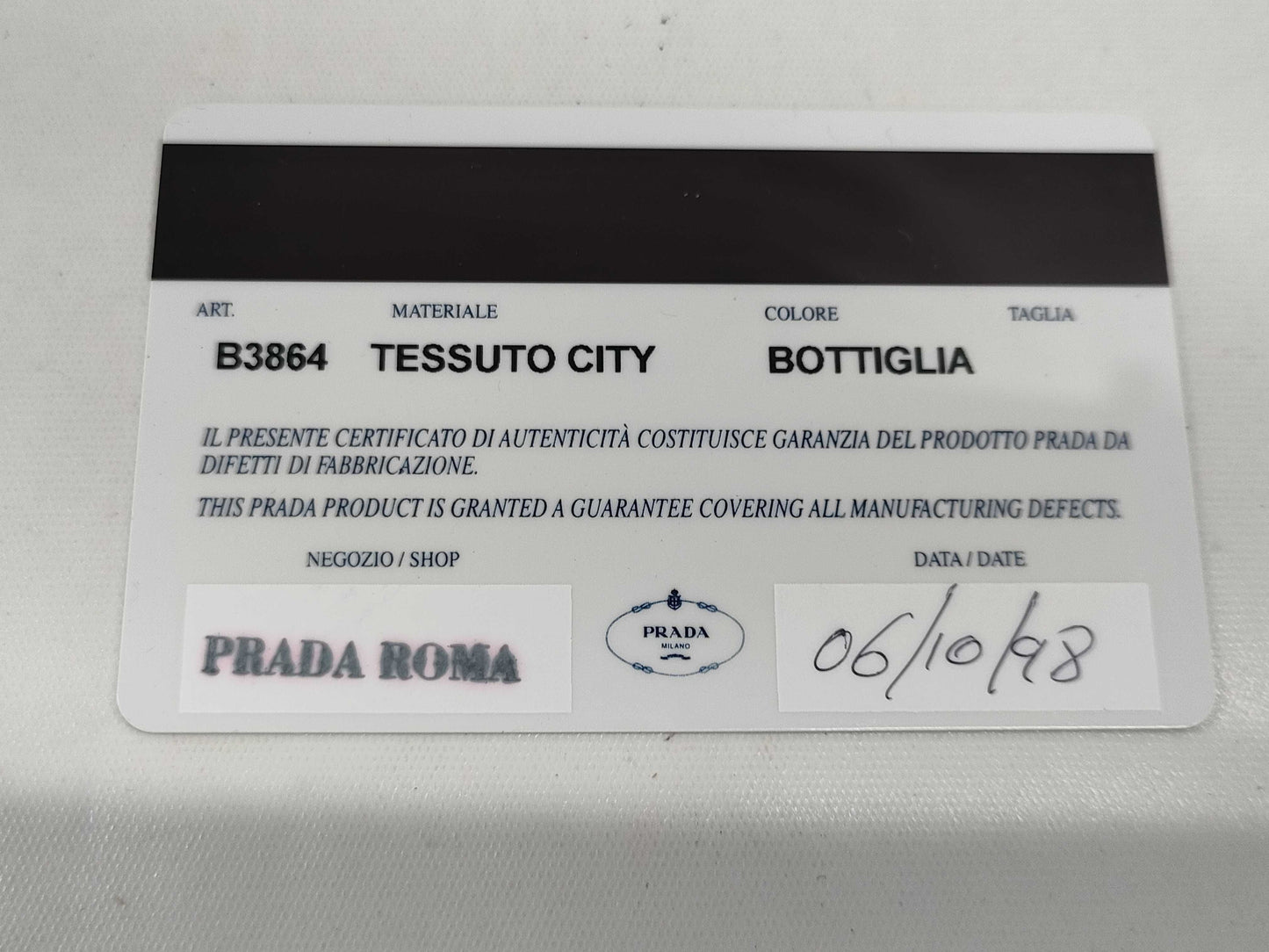 PRADA Nylon B3864 Tessuto Handbag