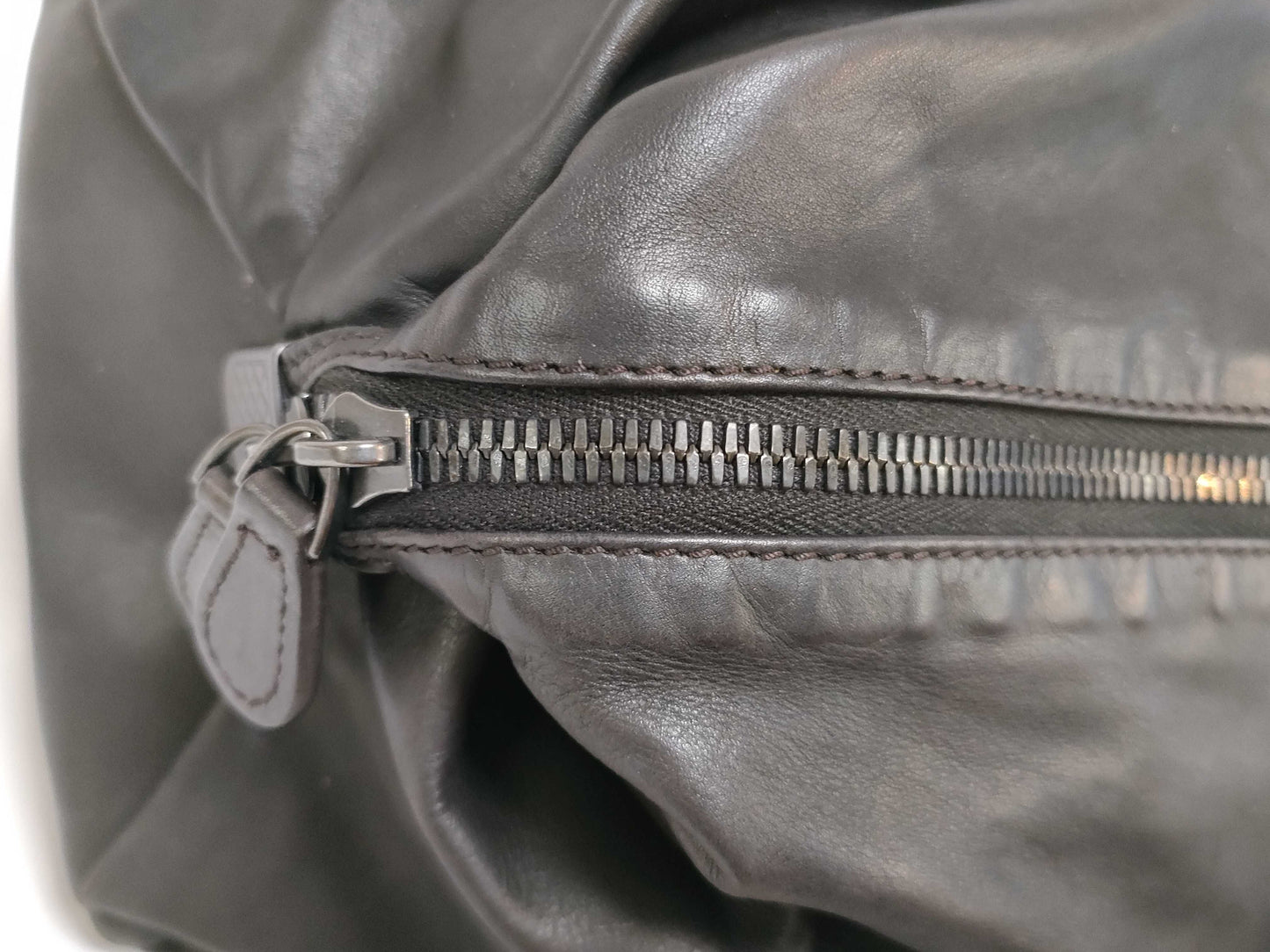 BOTTEGA VENETA Mini Boston Handbag Leather Handbag