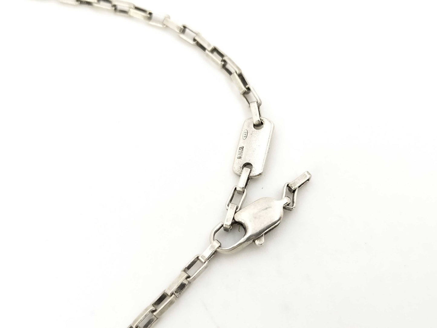 GUCCI 925 G Necklace Partially Broken Metal Fittings Necklace