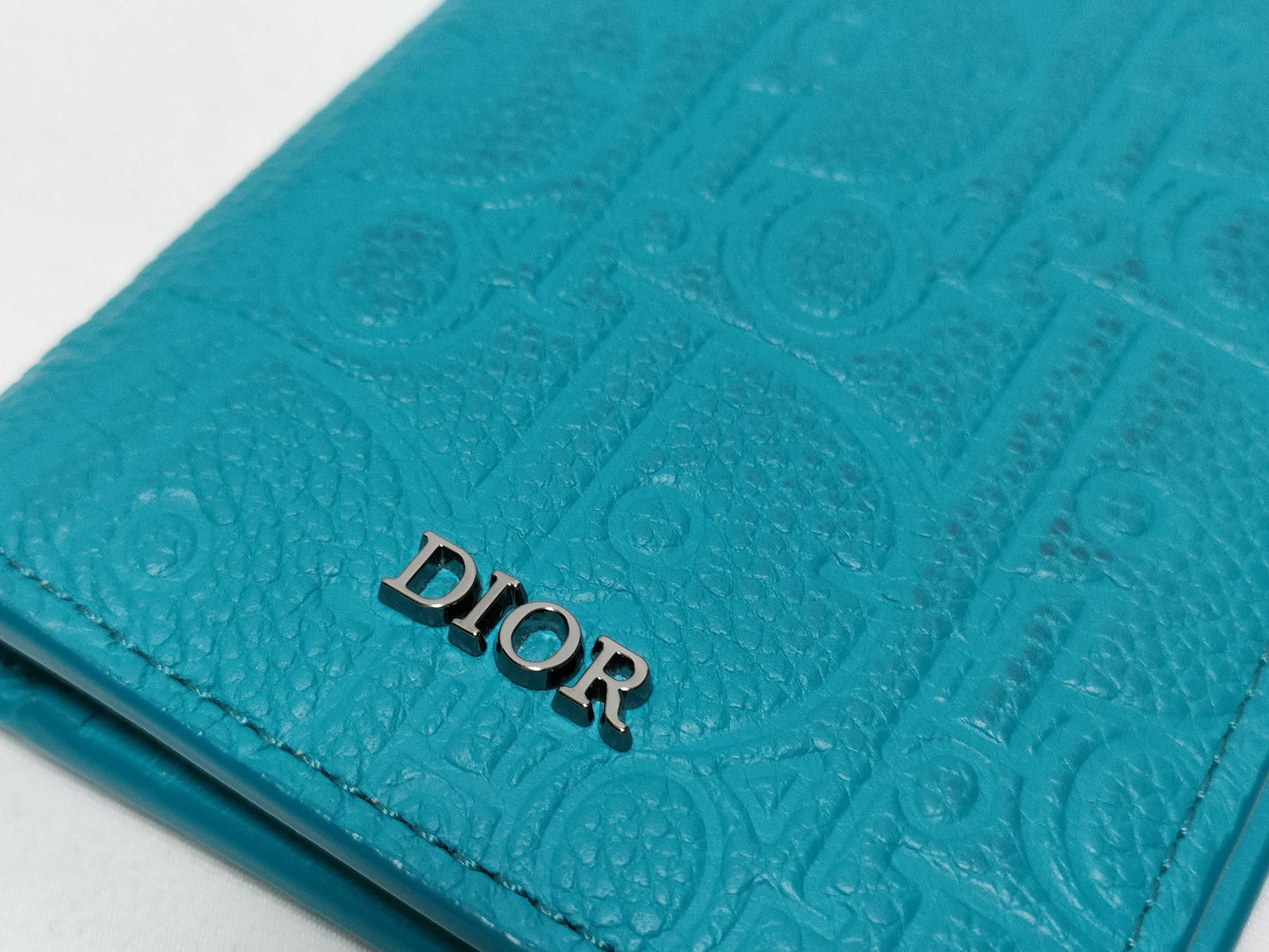 Dior Business Card Case, Blue Oblique, Card Case, Pass Case, Business Card Case