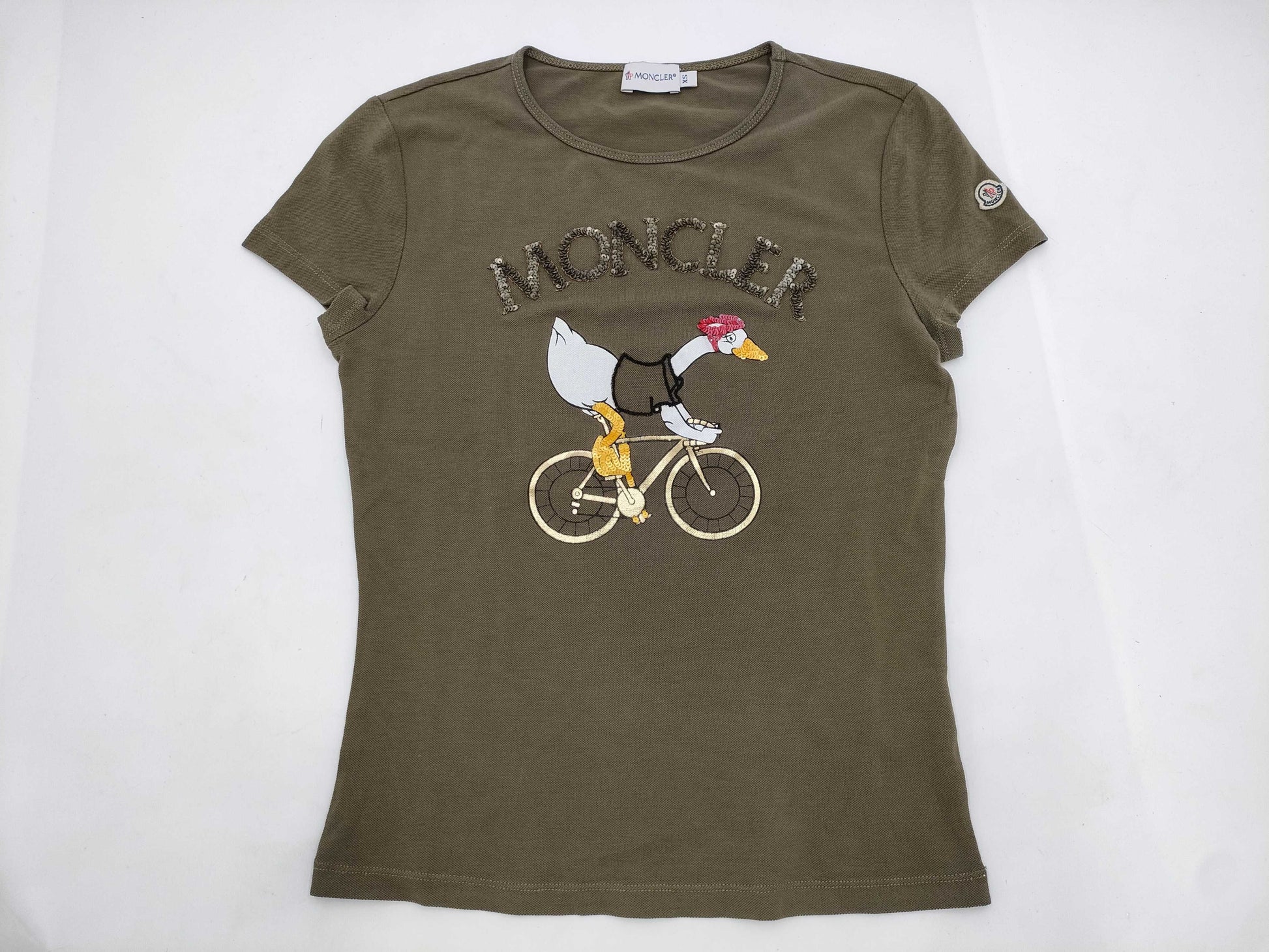 MONCLER 255686197 Sequin Duck T-shirt