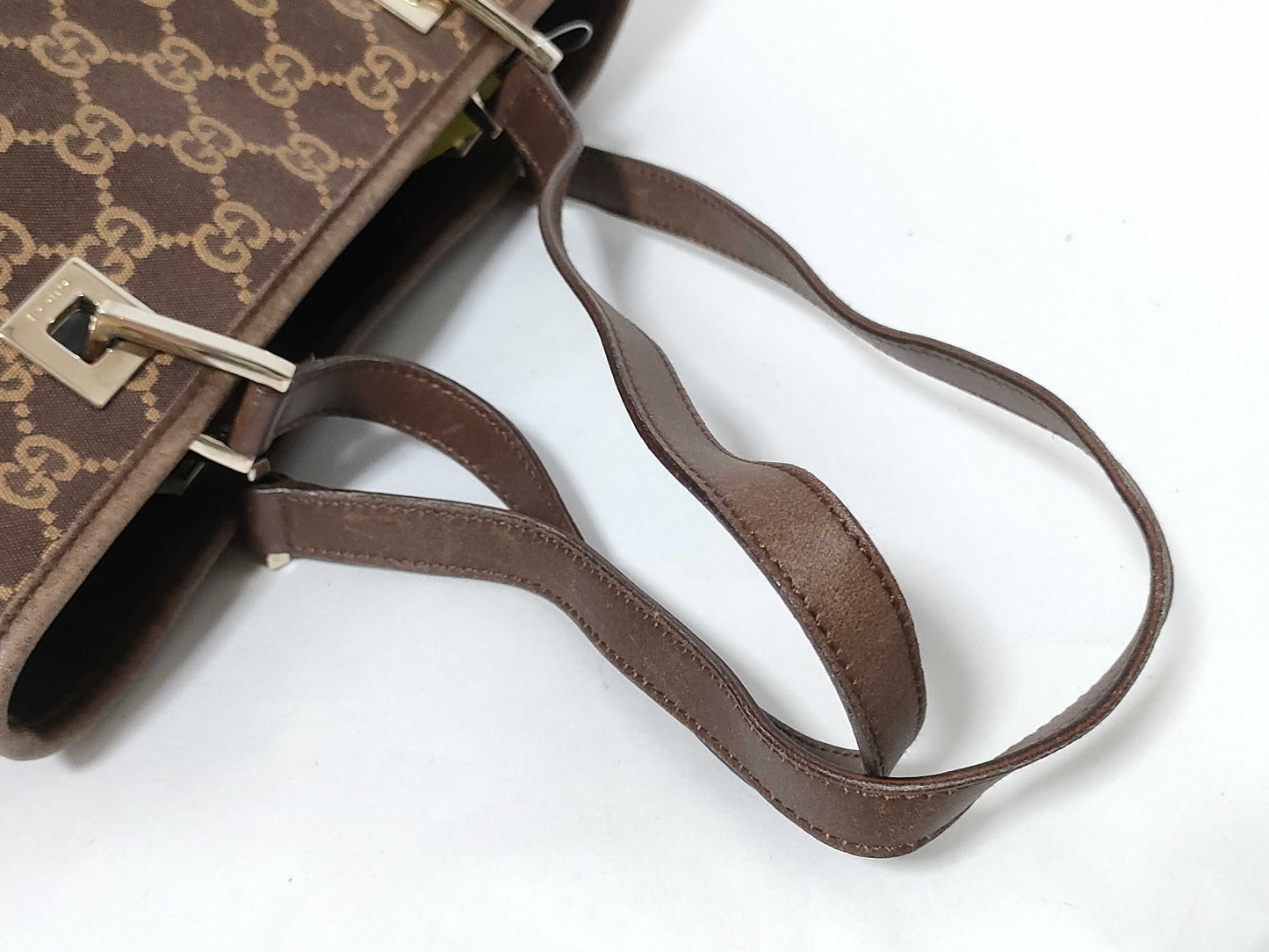 GUCCI GG Canvas 002 1099 Mini Tote Bag