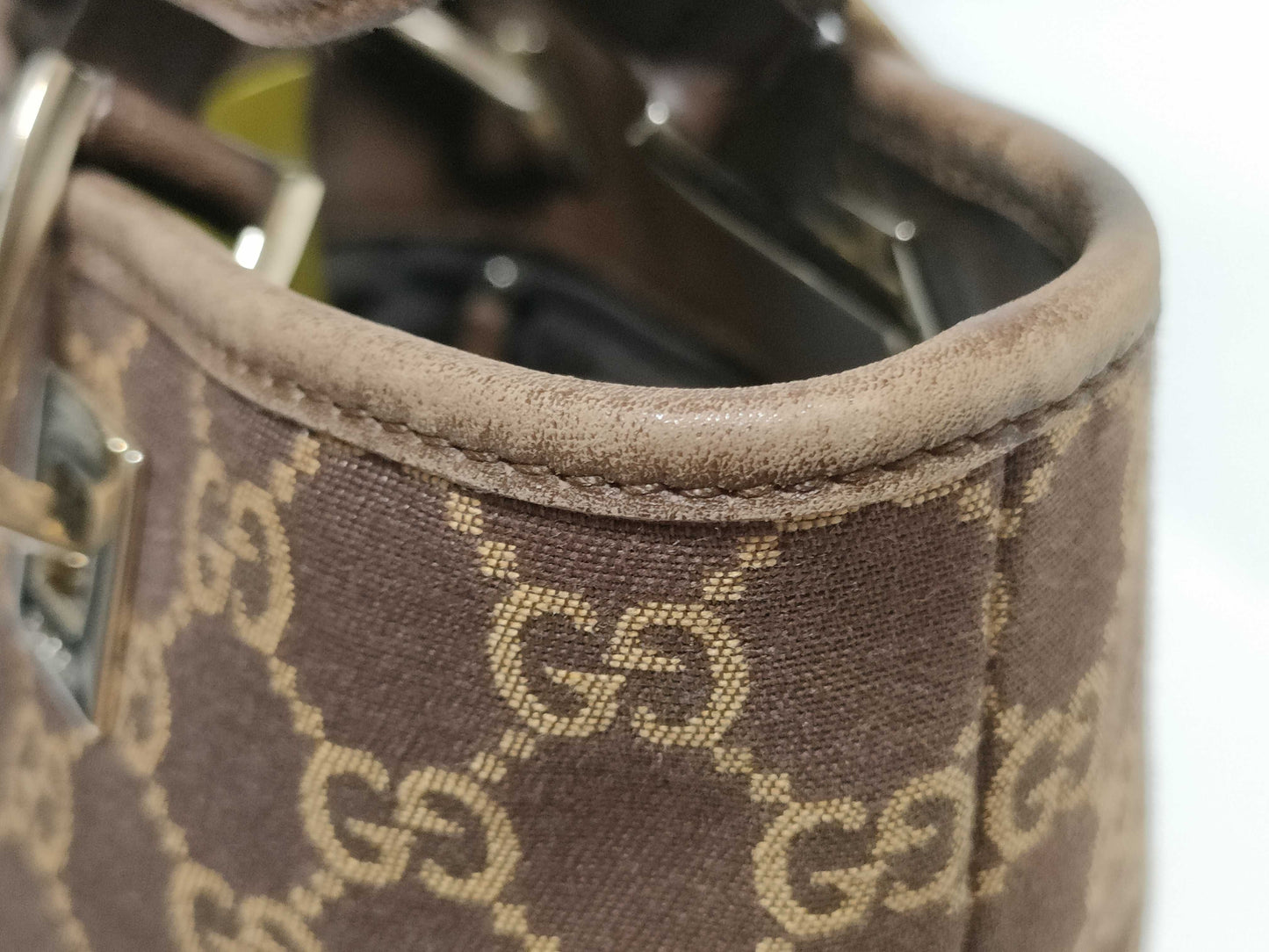 GUCCI GG Canvas 002 1099 Mini Tote Bag