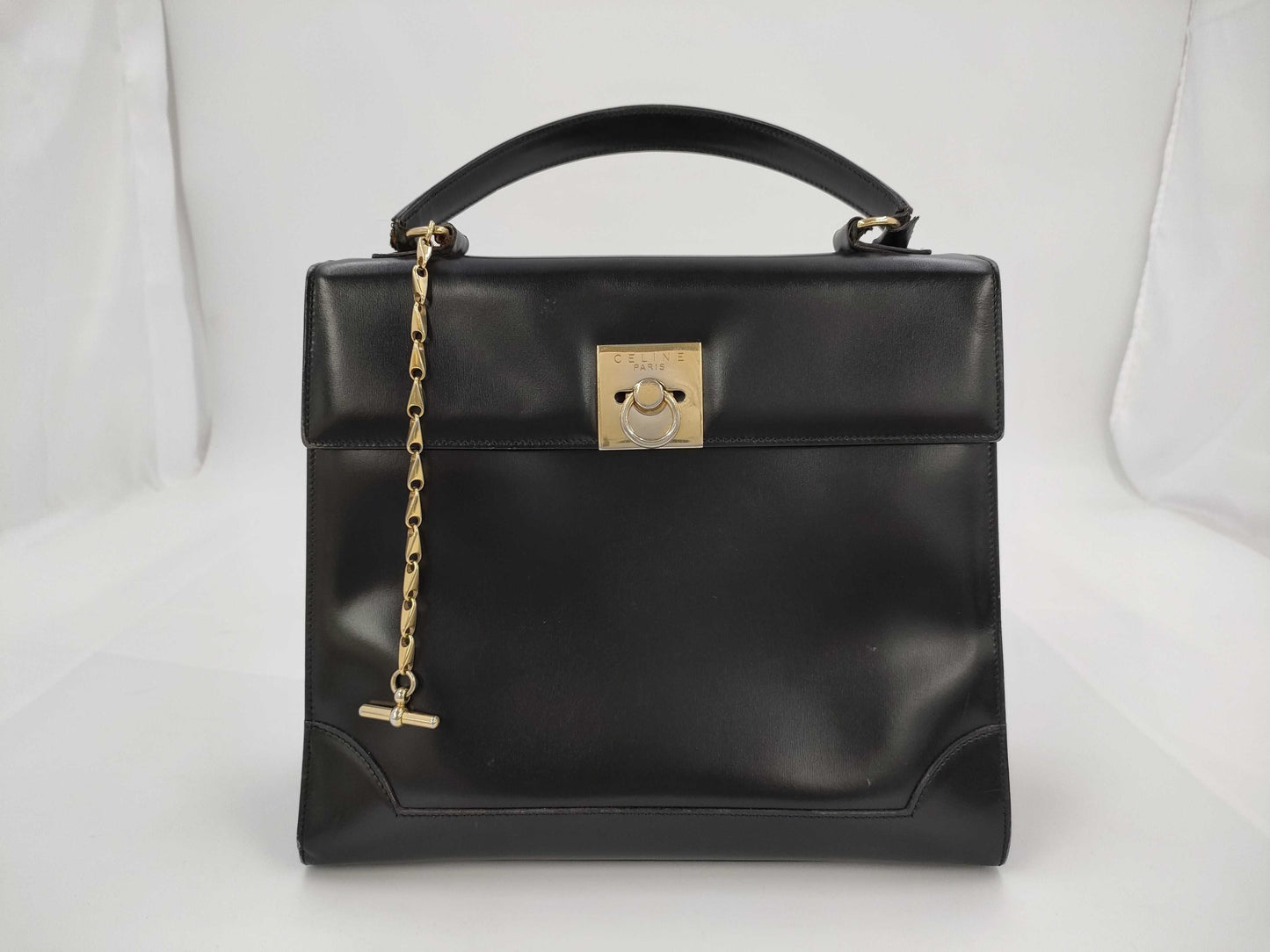 CELINE Gancini Formal Handbag