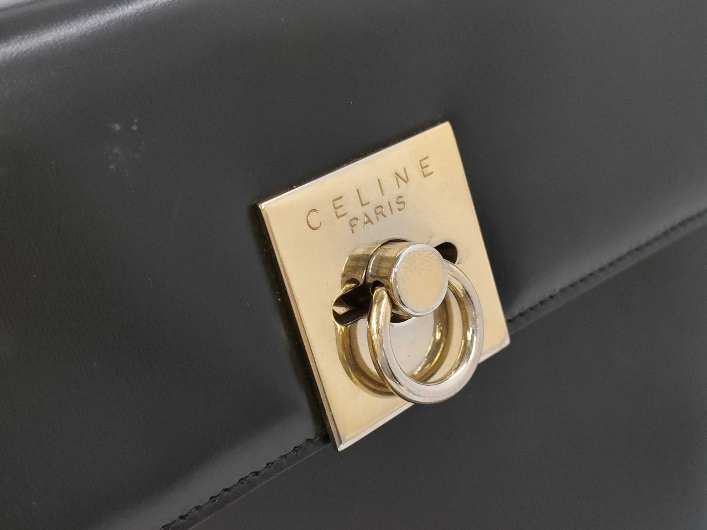 CELINE Gancini Formal Handbag