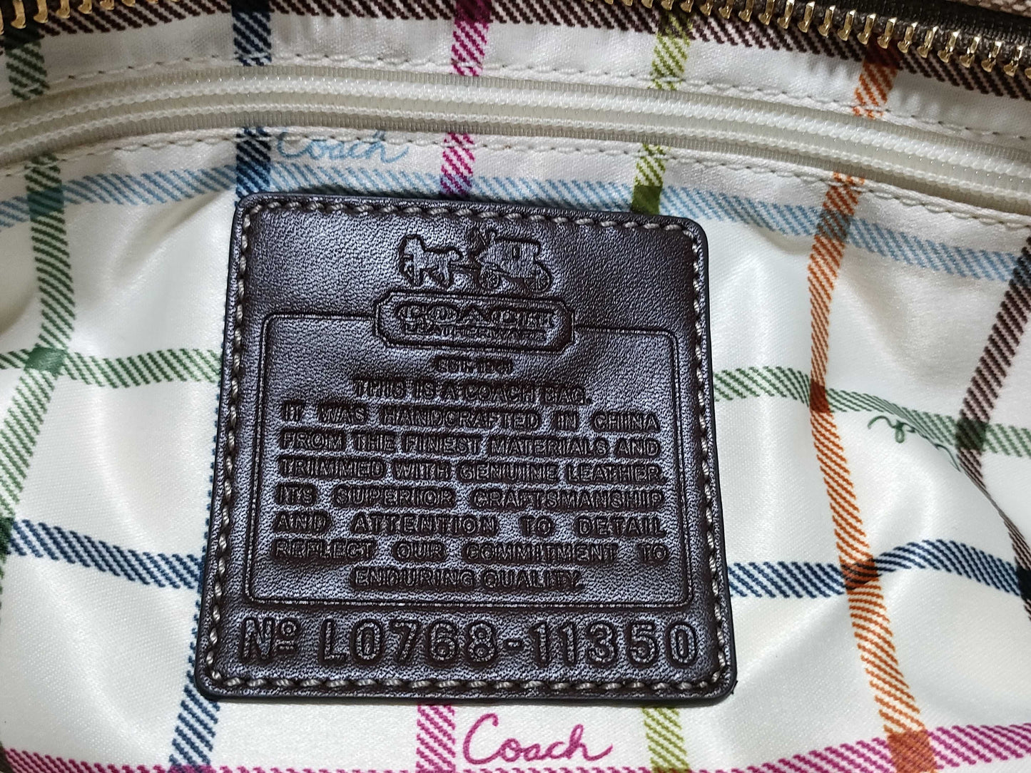 COACH Signature 2-Piece Handbag Set