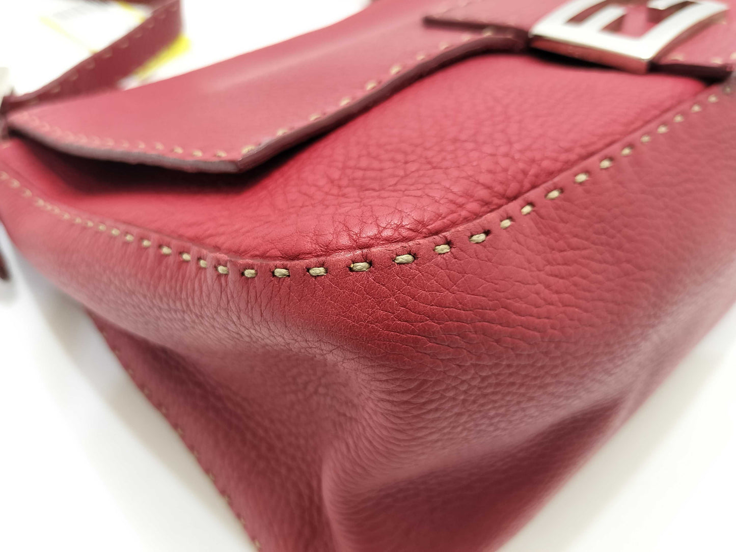 FENDI Selleria Selleria/Mamma/Leather/Red/Shoulder Bag
