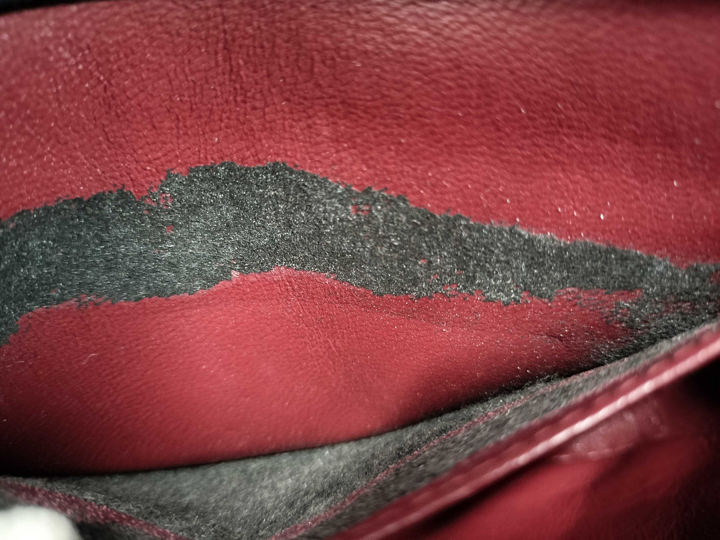 CHANEL Lambskin Half Moon Shoulder Bag