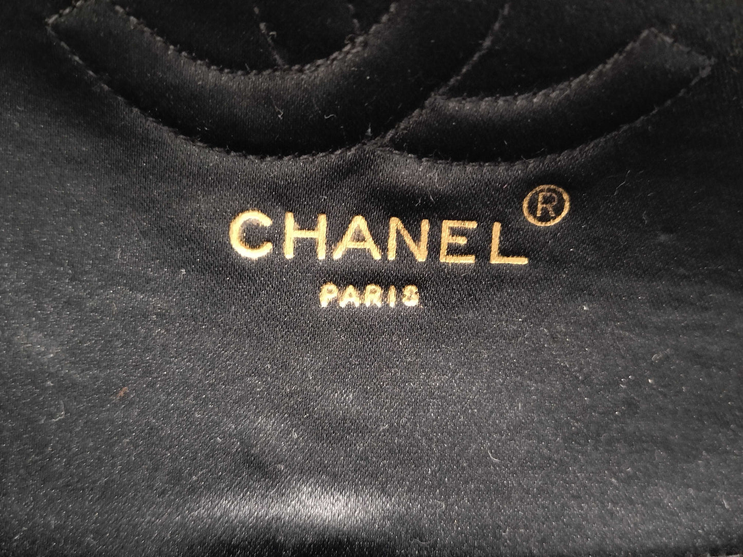 CHANEL Lambskin Jersey Matelasse Shoulder Bag