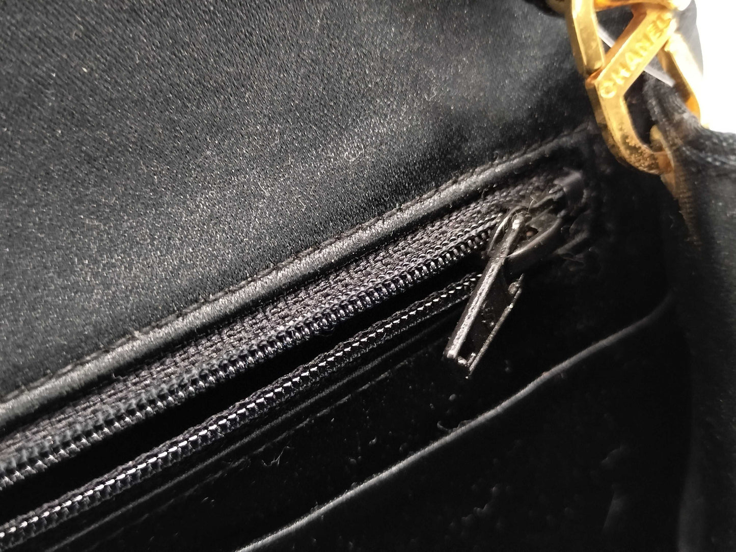 CHANEL Lambskin Jersey Matelasse Shoulder Bag