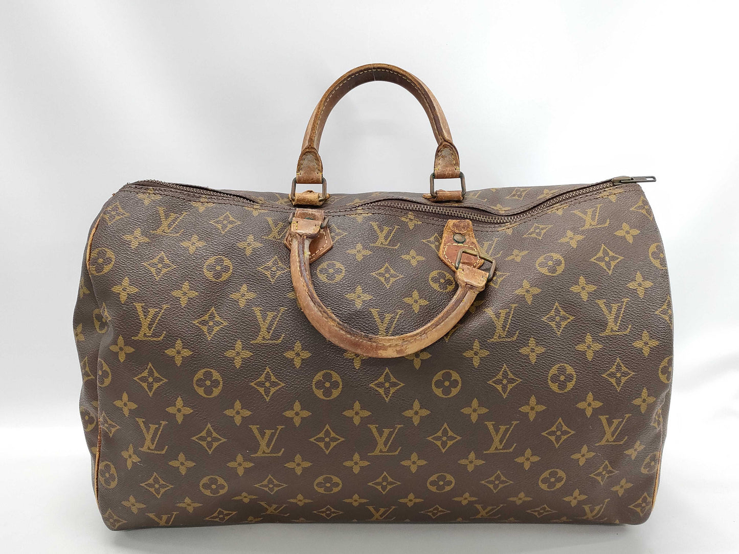 LOUIS VUITTON Monogram M41106 Speedy 40 Handbag with Broken Handle