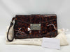 JIMMY CHOO Enamel Tortoiseshell Clutch Bag Handbag