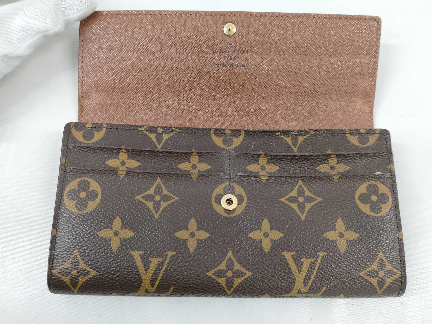 LOUIS VUITTON Monogram M61723 Portefeuille Sarah Wallet