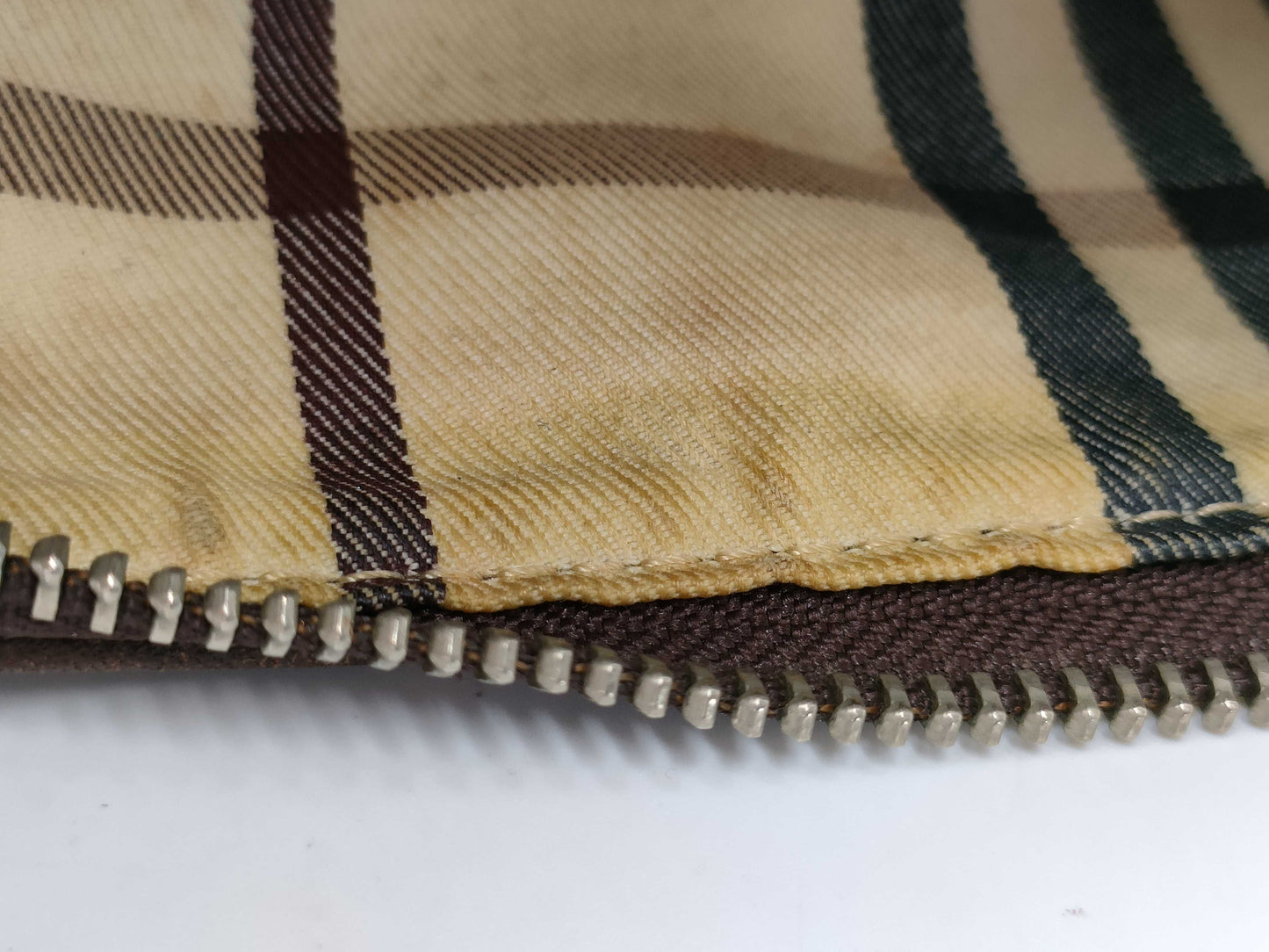 BURBERRY Blue Label Canvas Leather Shoulder Bag