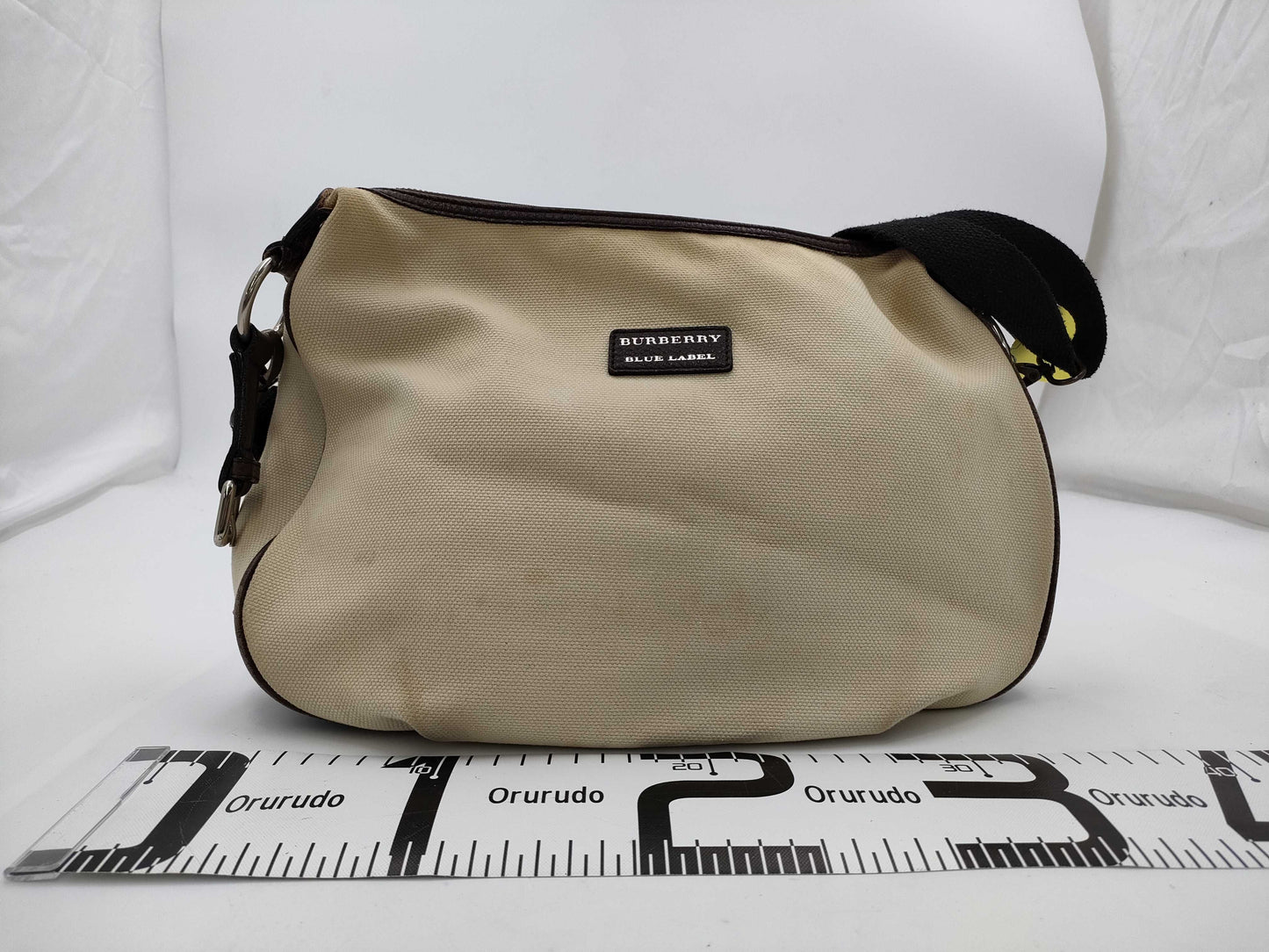 BURBERRY Blue Label Canvas Leather Shoulder Bag