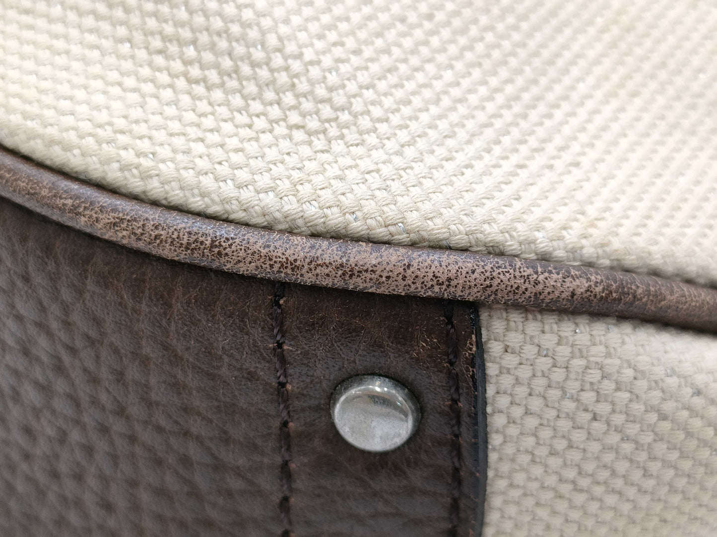 BURBERRY Blue Label Canvas Leather Shoulder Bag