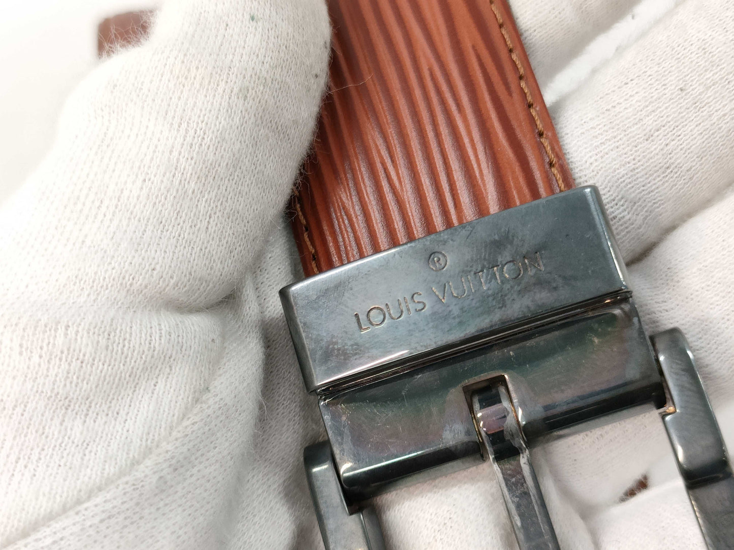 LOUIS VUITTON Epi Santur Belt