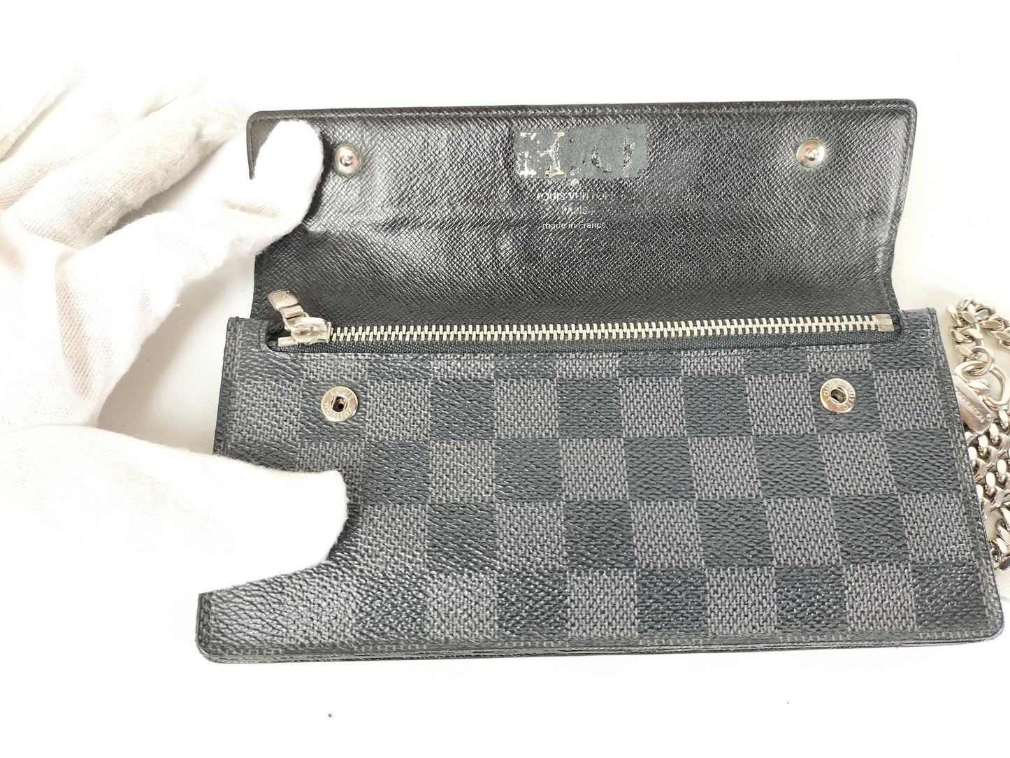 LOUIS VUITTON TN1170 Damier Graphite Portefeuille Accordion Wallet