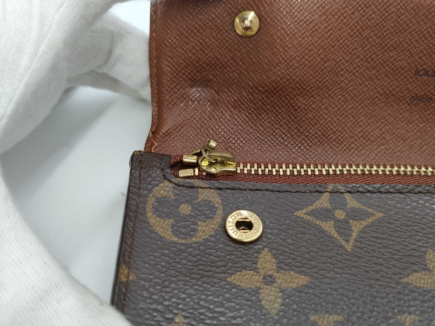 LOUIS VUITTON TH0035 Monogram Portefeuille Accordion Shoulder Bag