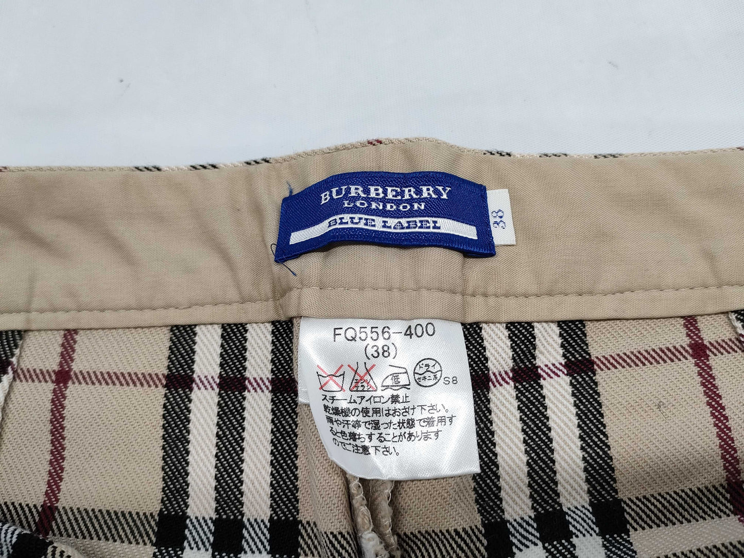 BURBERRY Sanyo Shokai Tag Blue Label Nova Check Pants