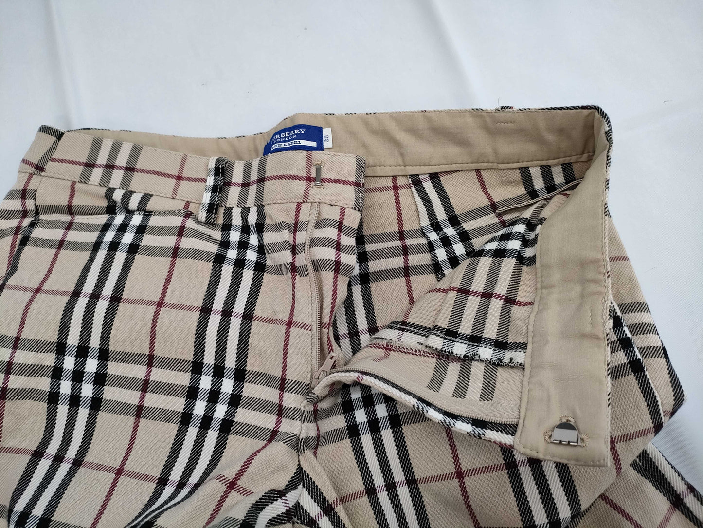 BURBERRY Sanyo Shokai Tag Blue Label Nova Check Pants