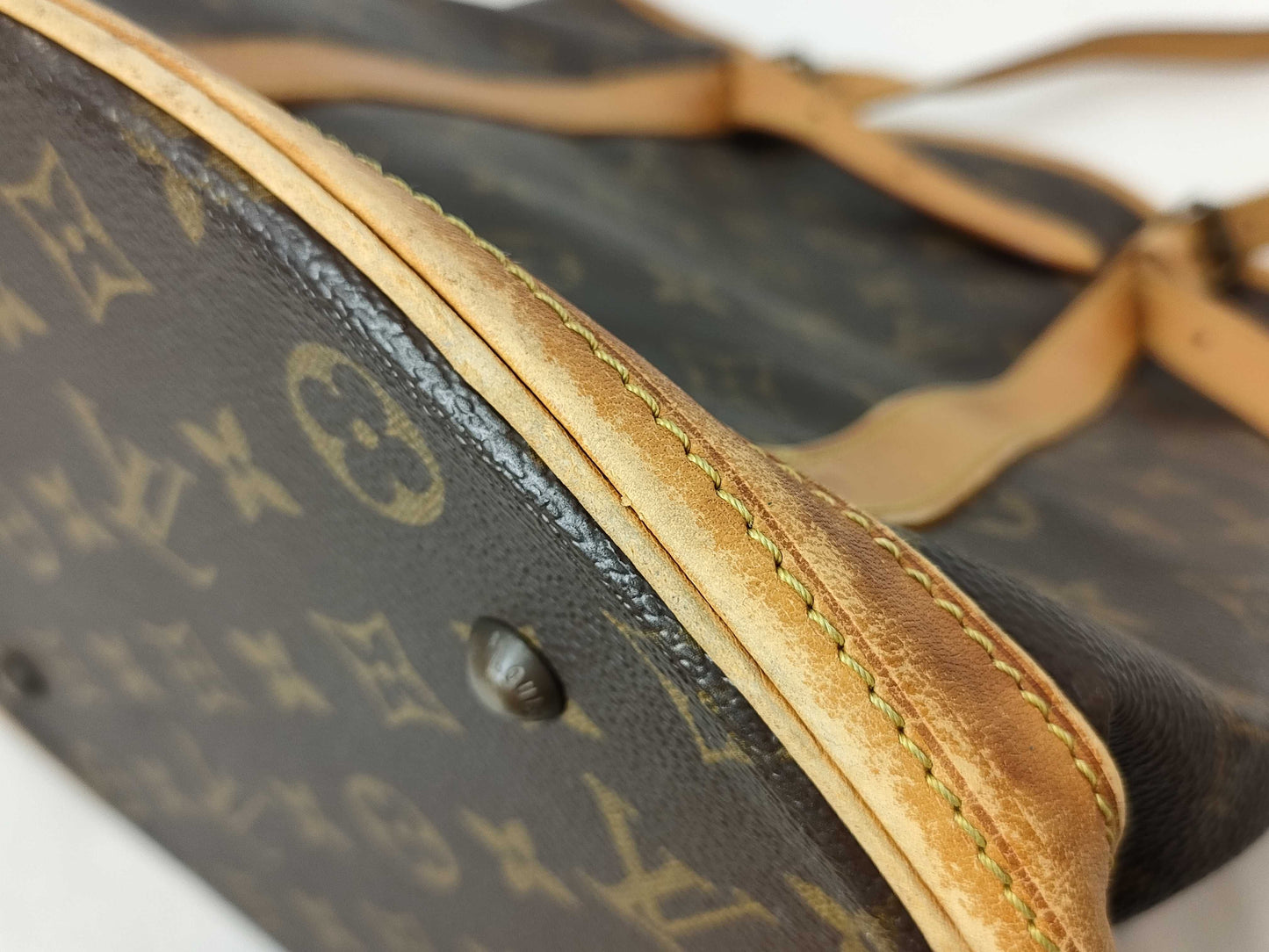 LOUIS VUITTON RFID Unverifiable, Serial Unverifiable, Monogram M42236/Baguette GM/Medium Junk/Undated Tote Bag