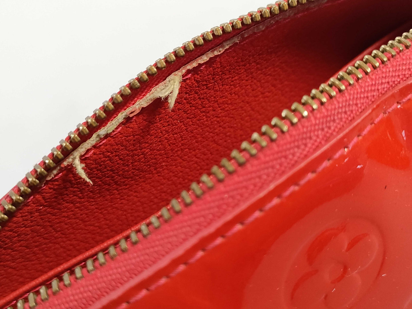 LOUIS VUITTON RFID verification not possible CA0192 Vernis M91496 Pochette Cosmetic Pouch