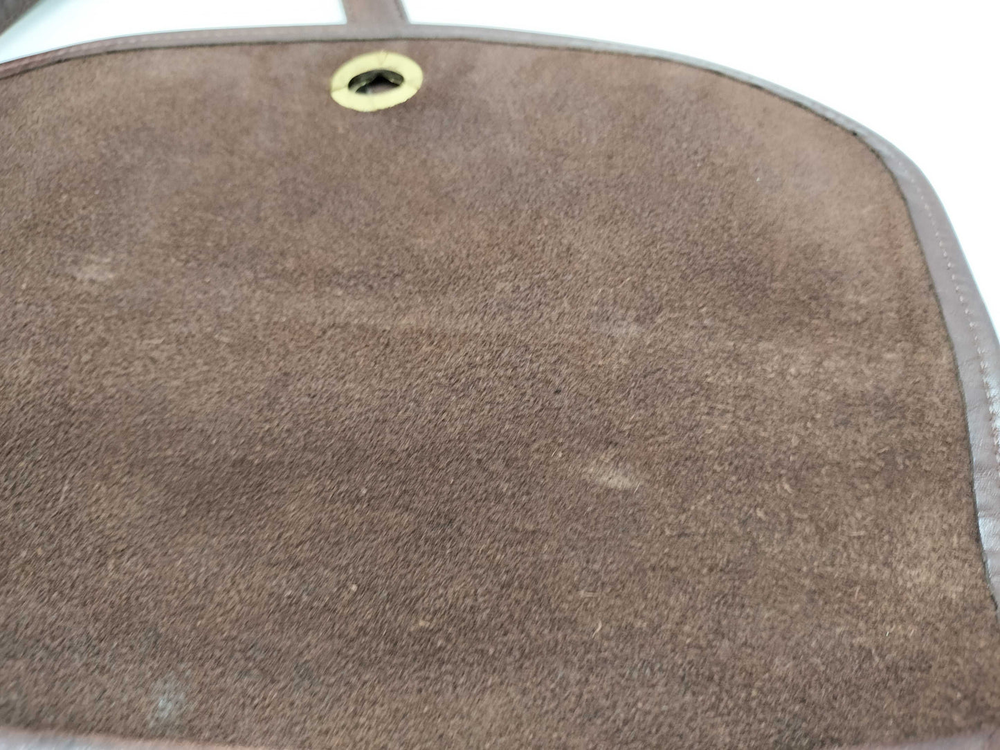 COACH Leather Shoulder Bag Flap Brown 208 Shoulder Bag