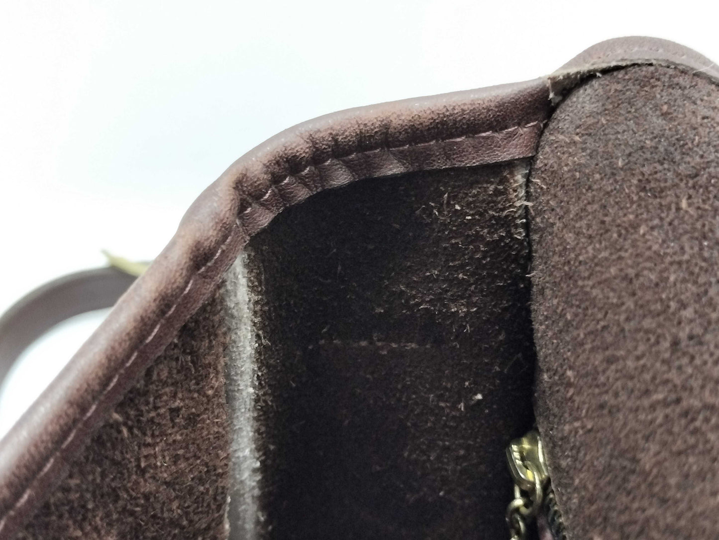 COACH Leather Shoulder Bag Flap Brown 208 Shoulder Bag